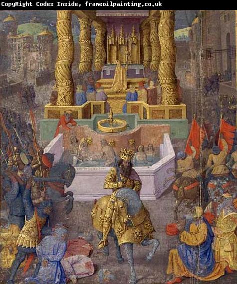 Jean Fouquet The taking of Jerusalem by Herod the Great, 36 BC