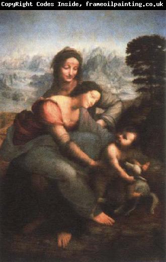 LEONARDO da Vinci virgin and child with st.anne