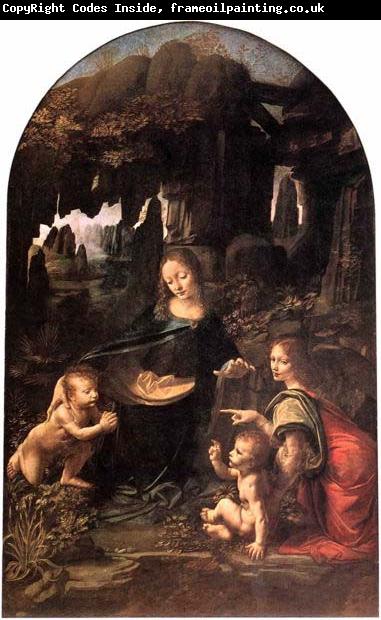 LEONARDO da Vinci Virgin of the Rocks