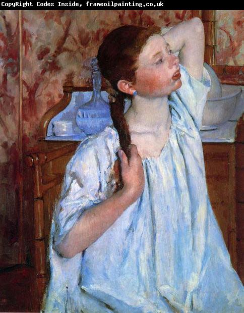 Mary Cassatt Girl Arranging her Hair