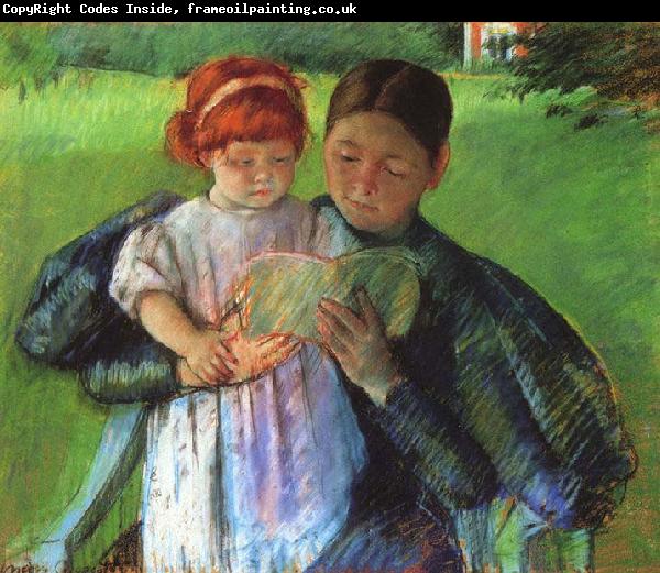 Mary Cassatt Nurse Reading to a Little Girl