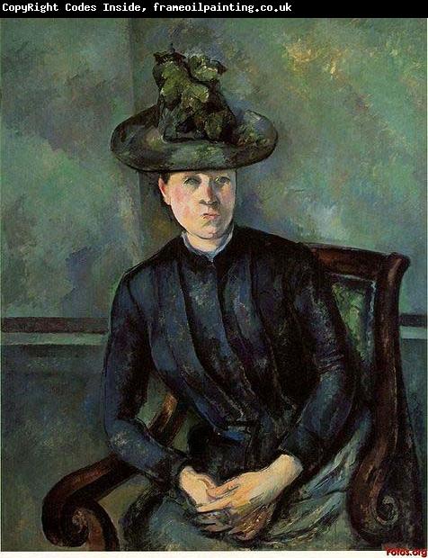 Paul Cezanne Femme au Chapeau Vert