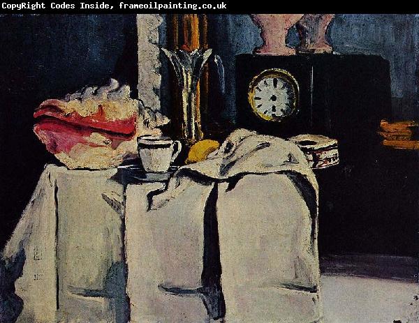 Paul Cezanne The Black Marble Clock