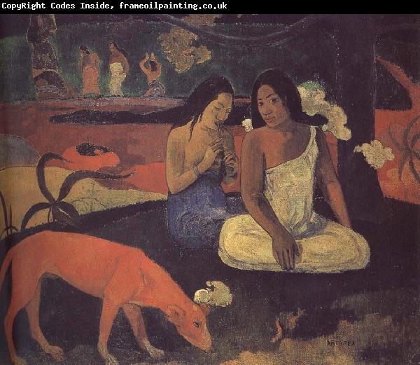 Paul Gauguin Happy Woman