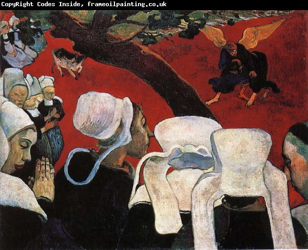 Paul Gauguin Jacob struggled with the Angels