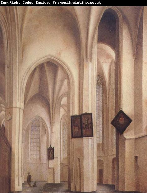 Pieter Jansz Saenredam Church Interior in Utrecht