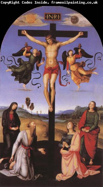 RAFFAELLO Sanzio Christ on the cross