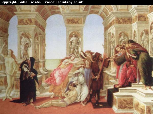 Sandro Botticelli calumny of apelles