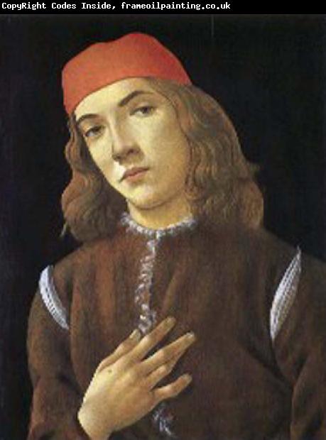 Sandro Botticelli Portrait of youth