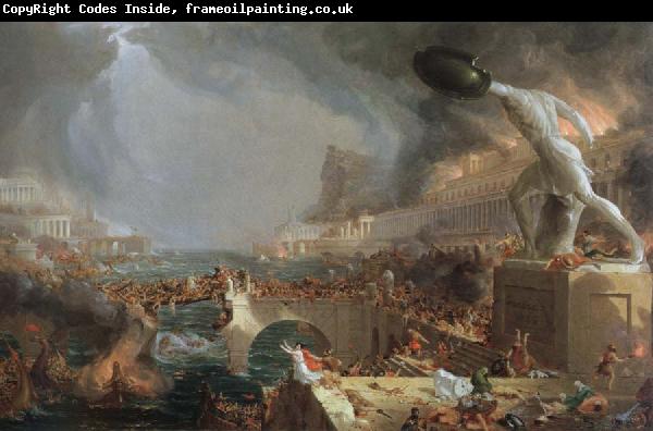 Thomas Cole the course of empire destruction