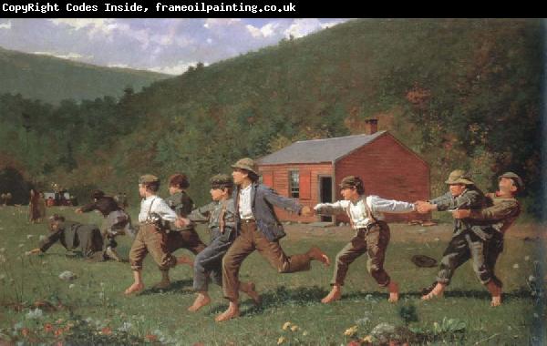 Winslow Homer snap the whip