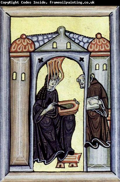 unknow artist Hildegard of Bingen illusion