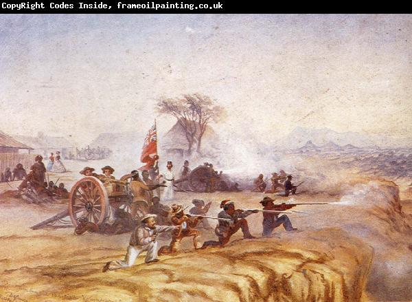 unknow artist the otjimbengue british volunteer artillery