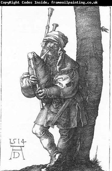 Albrecht Durer The Bagpiper