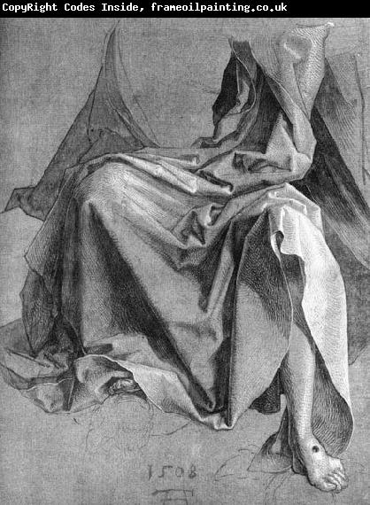 Albrecht Durer Study of a Drapery