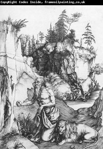 Albrecht Durer St Jerome Penitent in the Wilderness