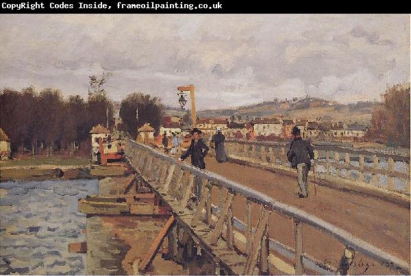 Alfred Sisley Footbridge at Argenteuil,