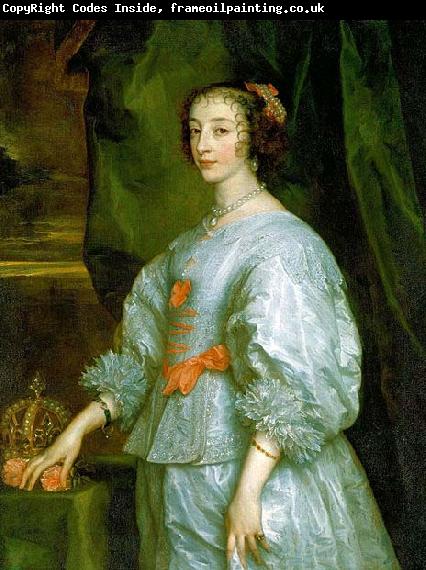 Anthony Van Dyck Queen Henrietta Maria, London 1632