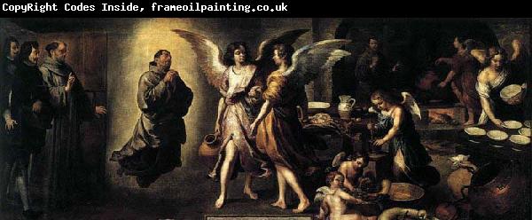 Bartolome Esteban Murillo Angels Kitchen