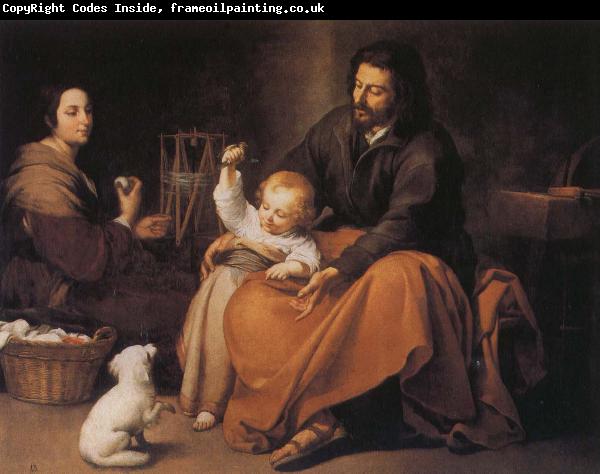 Bartolome Esteban Murillo Holy Family and the birds