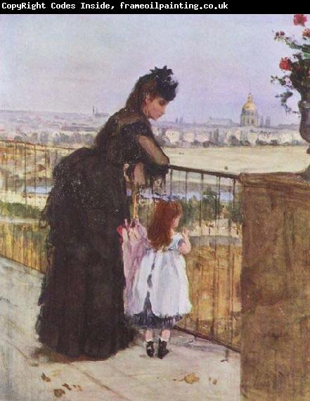 Berthe Morisot On the Balcony