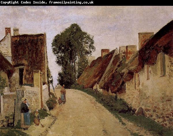 Camille Pissarro Overton village cul-de sac