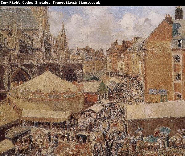 Camille Pissarro morning market