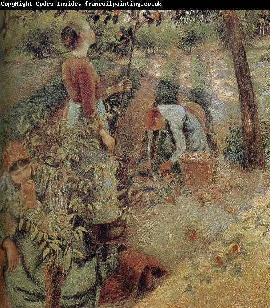 Camille Pissarro woman picking apples