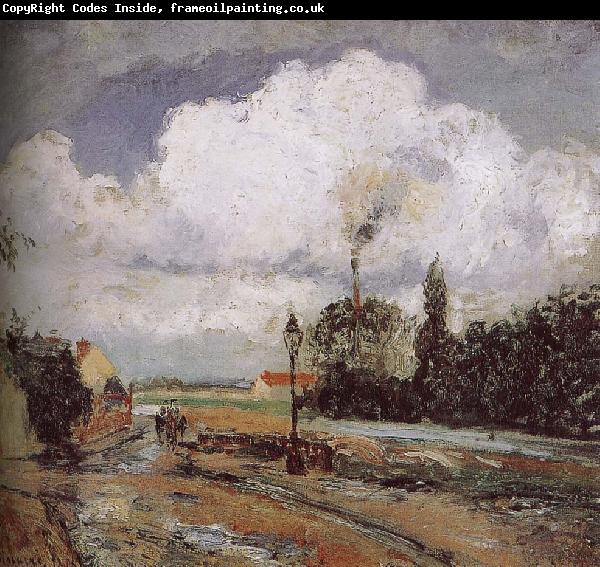 Camille Pissarro Metaponto pier Schwarz