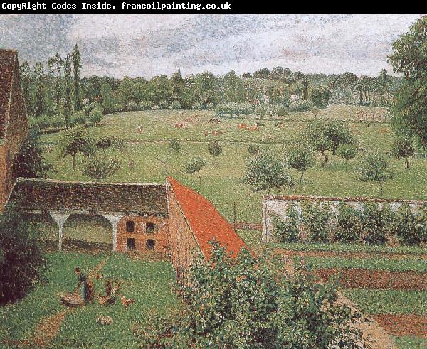 Camille Pissarro scenery out the window