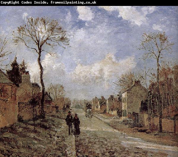 Camille Pissarro Road Vehe s peaceful road