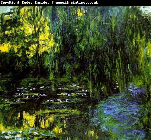 Claude Monet Water Lily Pond and Weeping Willow,