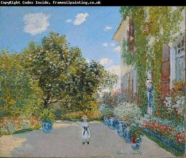 Claude Monet The Artist House at Argenteuil