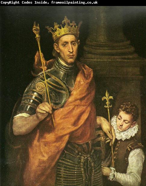 El Greco st. louis, king of france