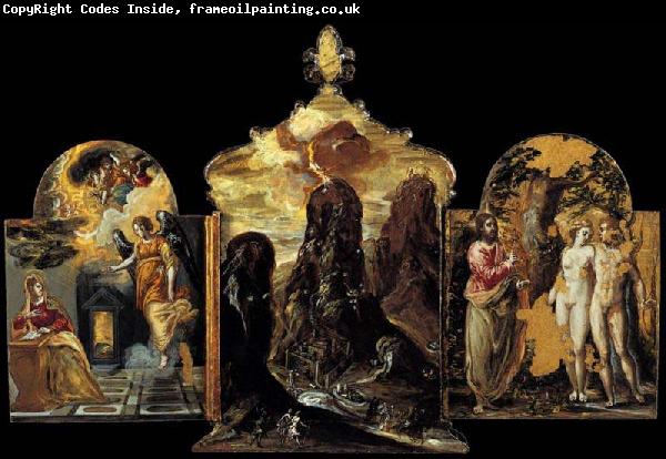 El Greco The Modena Triptych