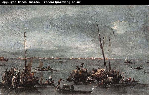 Francesco Guardi The Lagoon Looking Towards Murano from the Fondamenta Nuova