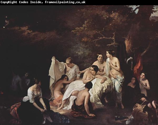 Francesco Hayez Bath of the Nymphs