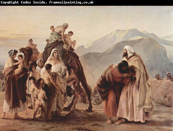 Francesco Hayez Meeting of Jacob and Esau