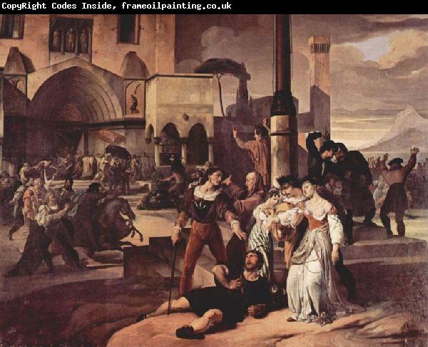 Francesco Hayez Sicilian Vespers, Scene 1