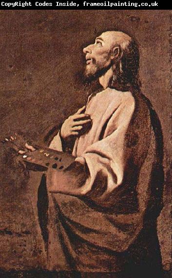 Francisco de Zurbaran Probable self portrait of Francisco Zurbaran as Saint Luke,