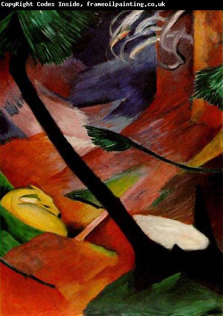 Franz Marc Deer in the Woods II, 1912