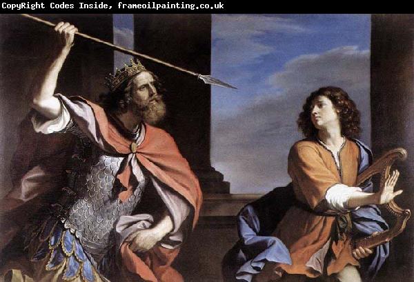 GUERCINO Saul Attacking David