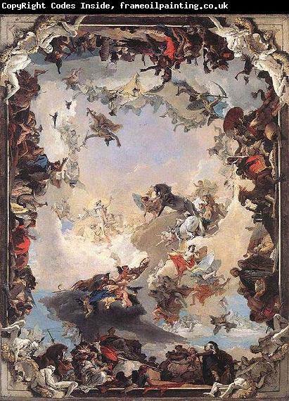 Giovanni Battista Tiepolo The Allegory of the Planets and Continents at New Residenz.