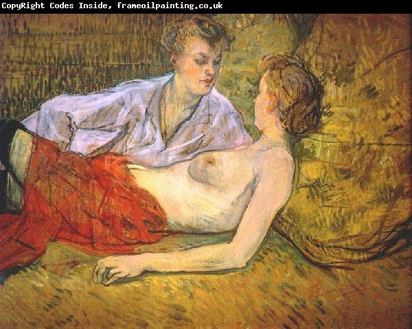 Henri de toulouse-lautrec The Two Girlfriends
