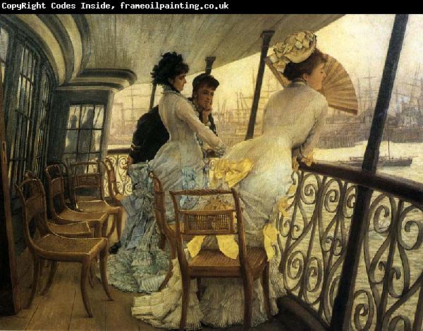 James Tissot The Gallery of H.M.S.