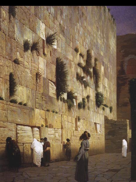 Jean - Leon Gerome Solomon Wall, Jerusalem