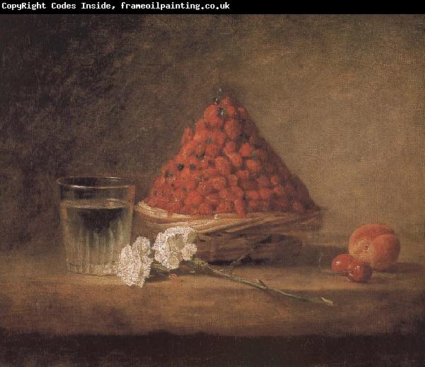 Jean Baptiste Simeon Chardin With wild strawberry basket
