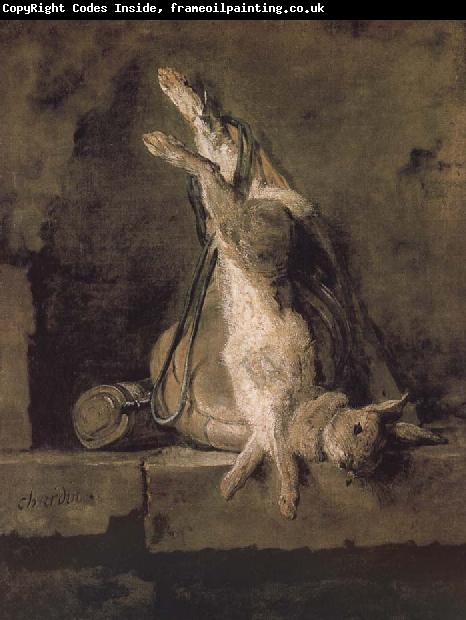 Jean Baptiste Simeon Chardin Hare hunting bags and powder extinguishers