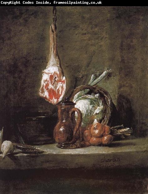 Jean Baptiste Simeon Chardin Still there is the lamb