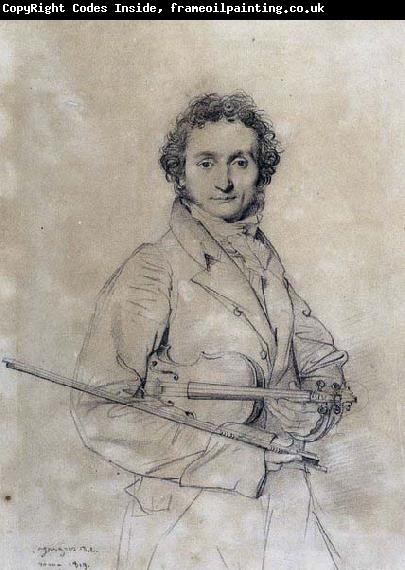 Jean-Auguste Dominique Ingres The Violinist Niccol